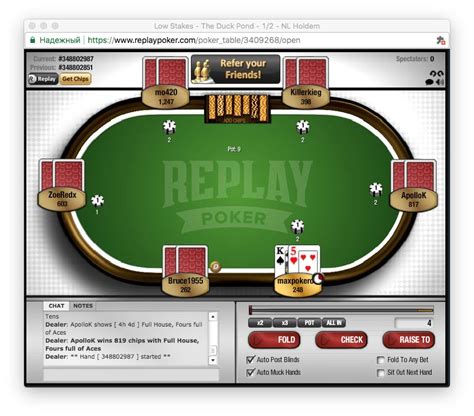 poker online replay ouik france