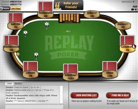 poker online replay sejo france