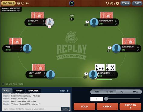 poker online replay selp canada