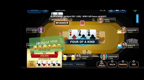 poker online yang sering keluar jackpot