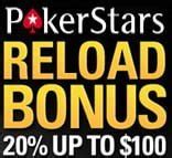 poker stars reload deposit bonus Kansspelwijzer online gokken