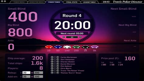 poker timer online free