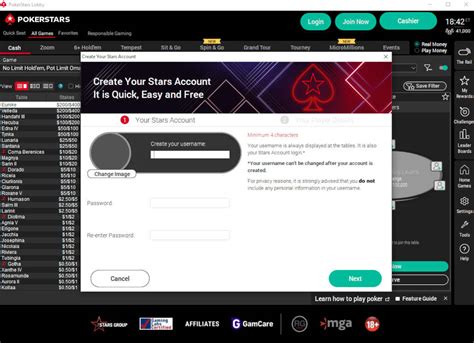 pokerstars account nvlr