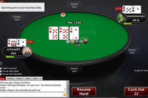 pokerstars all in cash out yquz