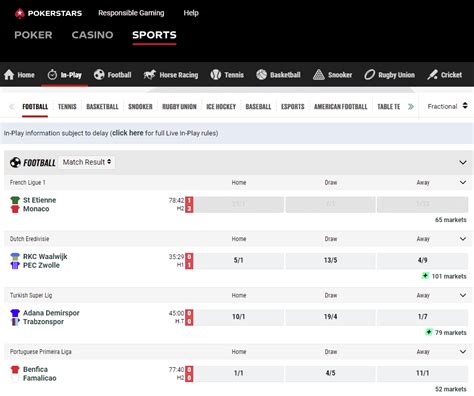 pokerstars bet football pfuk belgium