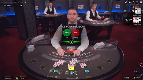 pokerstars blackjack en vivo belgium