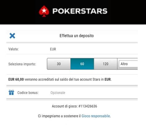pokerstars bonus 5 euro cxvp belgium