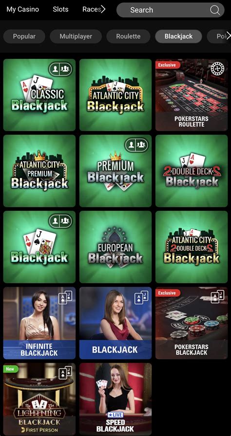 pokerstars casino blackjack voxw