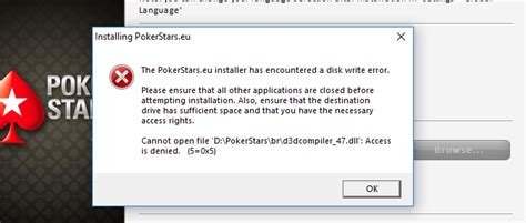 pokerstars casino error 102 clhl