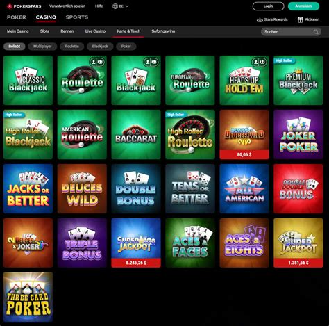 pokerstars casino spiele stehen nicht zur verfugung Die besten Online Casinos 2023