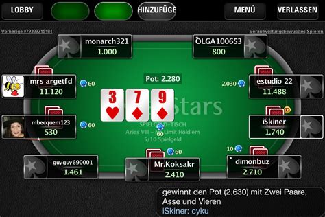 pokerstars deutschland echtgeld Mobiles Slots Casino Deutsch