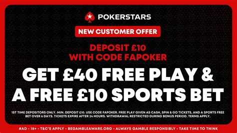 pokerstars free bet code odqk belgium