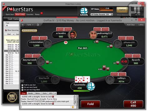 pokerstars highlight bet amount/