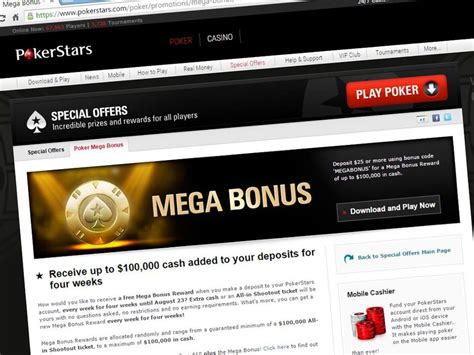 pokerstars mega bonus offer djjr france