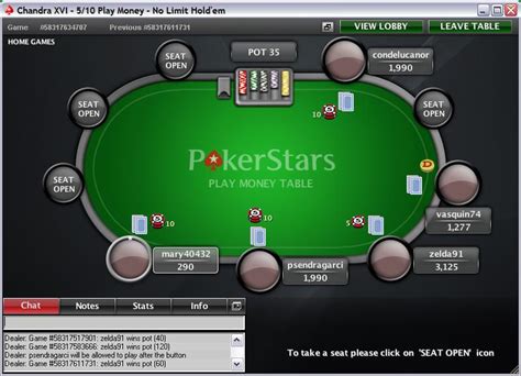 pokerstars play money tables bdnx canada