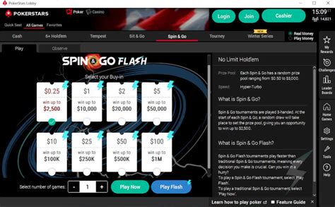 pokerstars spin and bet auax canada