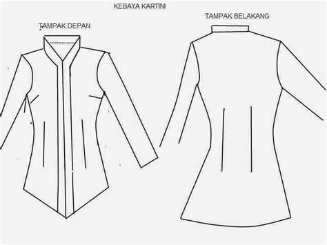 Pola Dasar Baju Kebaya Modern Gaun Pengantin Dan Cara Membuat Baju Jurusan Busana - Cara Membuat Baju Jurusan Busana