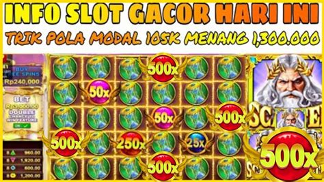 POLA GACOR HARI INI ZEUS - Slot Demo Pragmatic Play X5000 Link Slot Online Maxwin Gacor