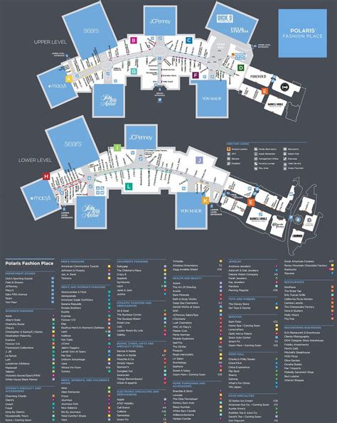 Polaris Mall Map
