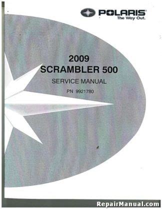 Download Polaris Scrambler 500 2009 Workshop Manual 