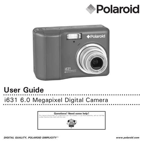 Read Polaroid I631 User Guide 