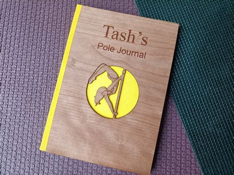 Pole Dance Notebook Training Log Cool Spooky Hall