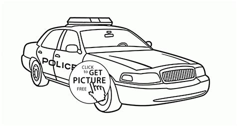 Police Car Coloring Page Little Bee Family Police Car Coloring Page - Police Car Coloring Page