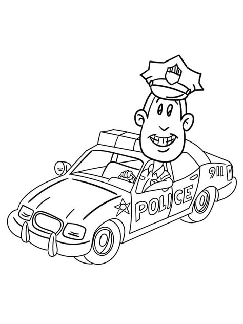 Police Car Coloring Pages Coloringlib Police Car Coloring Page - Police Car Coloring Page
