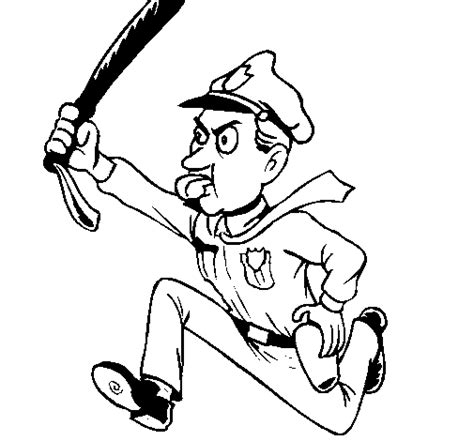 Police Officer Running Coloring Page Coloringcrew Com Coloring Pages Police Officer - Coloring Pages Police Officer