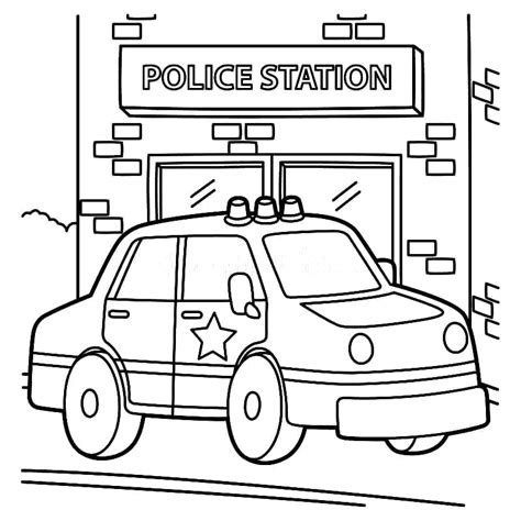Police Station Coloring Pages Coloringlib Police Station Coloring Pages - Police Station Coloring Pages