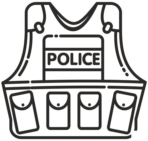 Police Vest Coloring Page Free Printable Coloring Pages Printable Picture Of Police Badge - Printable Picture Of Police Badge