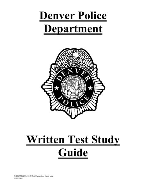 Read Online Police Written Exam Study Guide 