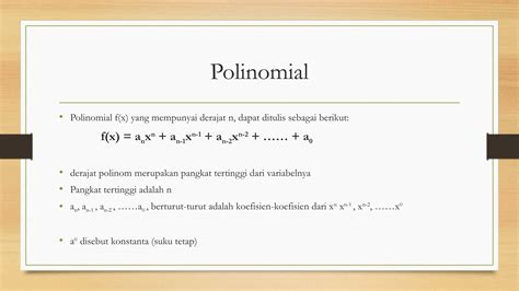 Polinomial Kelas 11
