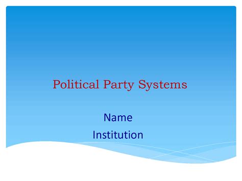 Political Party System Presentation Squid Essays Inking Political Party Worksheet - Political Party Worksheet