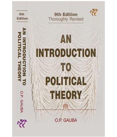 Read Political Theory By O P Gauba In English 