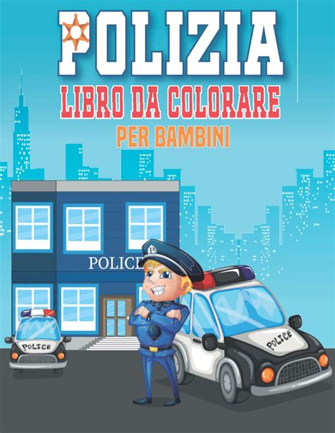 Download Polizia Libro Da Colorare Per Bambini 