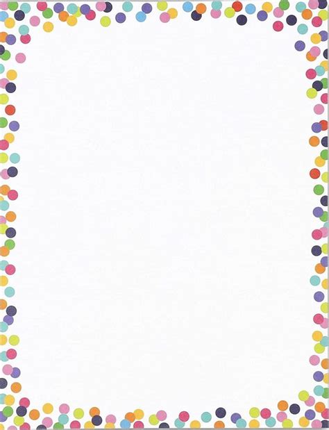 Polka Dot Border For Word