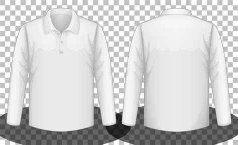 Polo Shirt Long Sleeve Template Over 2 526 Kaos Kerah Lengan Panjang - Kaos Kerah Lengan Panjang