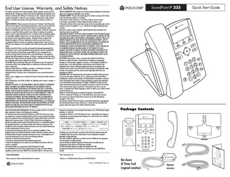 Read Polycom 335 Quick Start Guide 