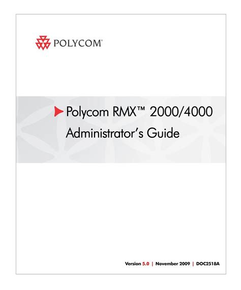 Download Polycom Rmx 2000 Admin Guide 