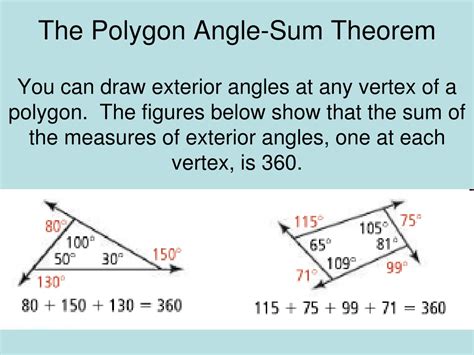 Polygon Angle Sum Theorem