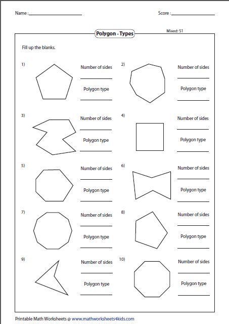 Polygons Worksheet 3rd Grade   20 Polygon Worksheets 3rd Grade Simple Template Design - Polygons Worksheet 3rd Grade