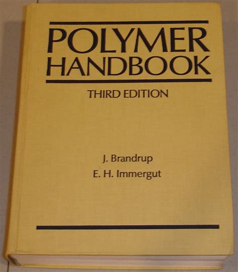 Read Online Polymer Handbook 3Rd Edition 