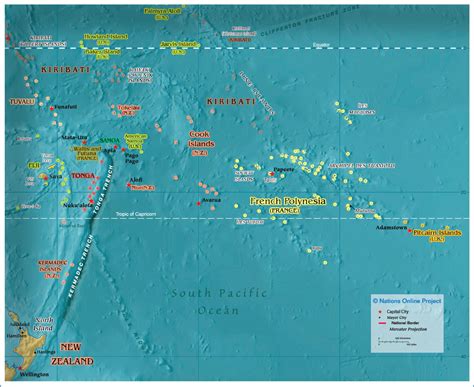 Polynesia On A Map