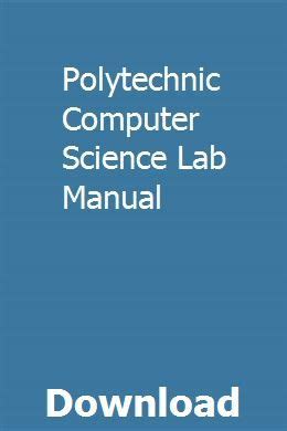 Polytechnic Computer Science Lab Manual