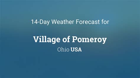pomeroy ohio weather