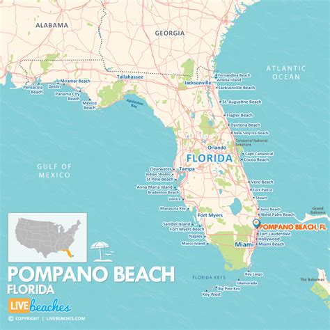 pompano beach florida map