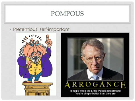 Pompous Definition