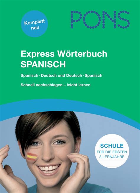 Pons Express Worterbuch Spanisch Spanisch Deutsch