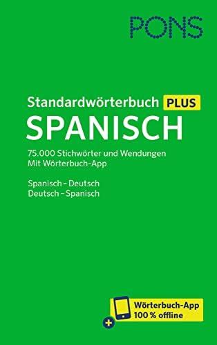 pons standardworterbuch plus spanisch 75 000 stic